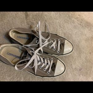 Dark grey converse